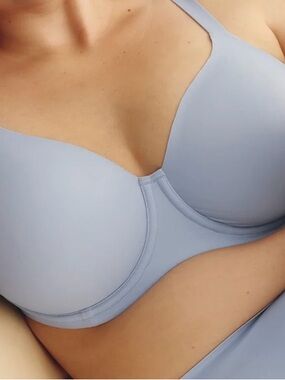 Penningtons Light Blue Seamless T-Shirt Bra